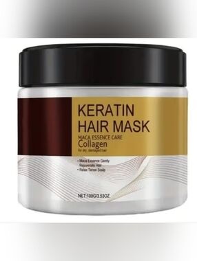 🆕️ Eelhoe Keratin Hair Mask Collagen - Brown & Gold Jar